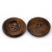 Drevený gombík kávový „Kruh 35 mm“