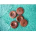 Drevený gombík kávový „Kruh 35 mm“