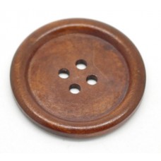 Drevený gombík „Kruh s lemom 40 mm“