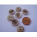 Kokosový gombík „List Jaseňa 13 mm“