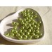 Sklenené perly 8 mm - "svetlo zelené"