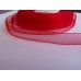 Organtínová stuha červená 12 mm